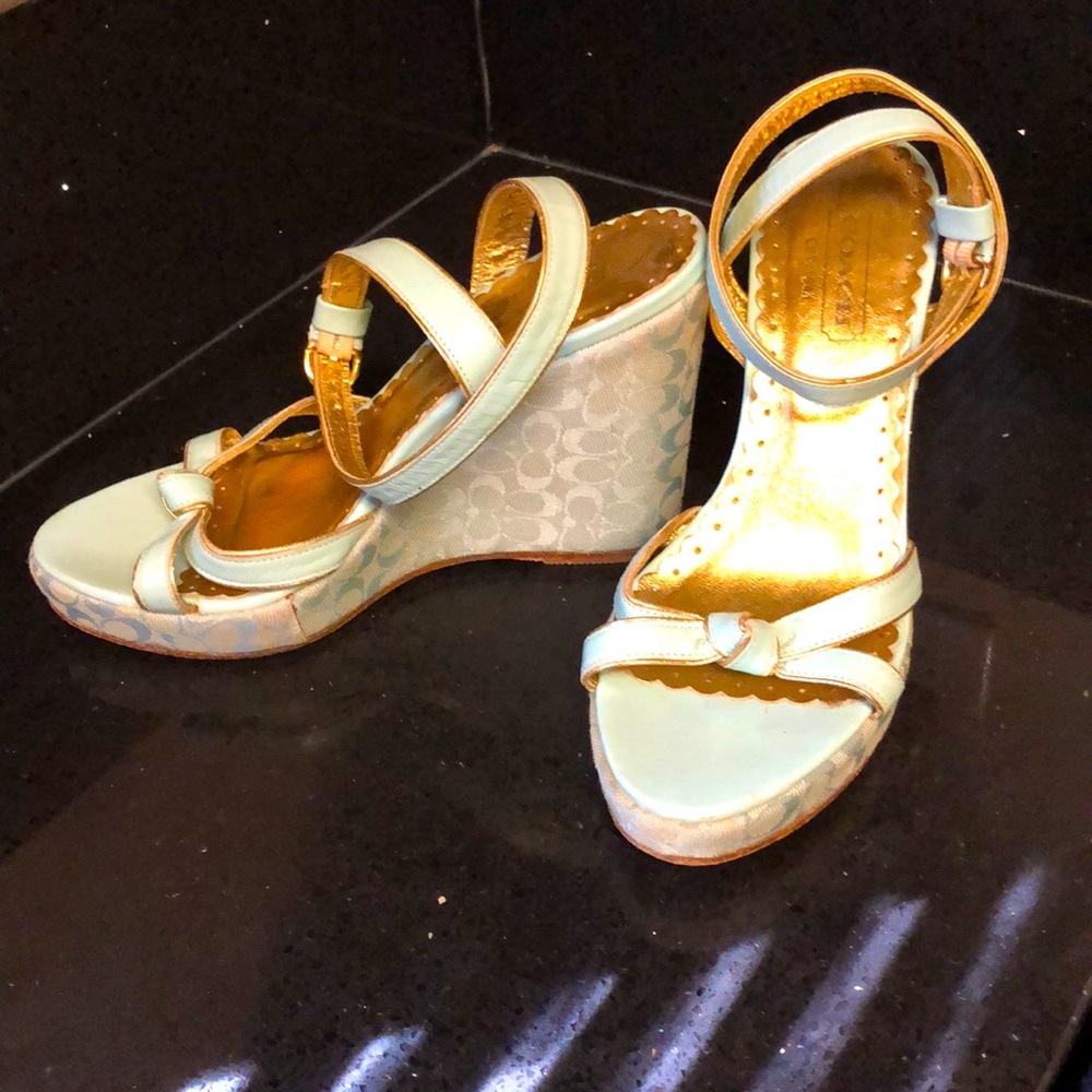 Coach wedges